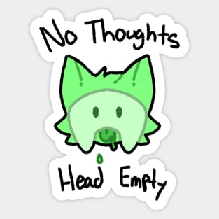 Slime Pup (No thoughts, head empty) Sticker